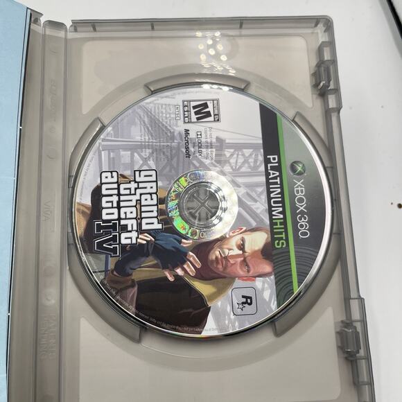 Grand Theft Auto IV (Xbox 360, 2008) Tested CIB w/ Manual And Map - Picture 8 of 11